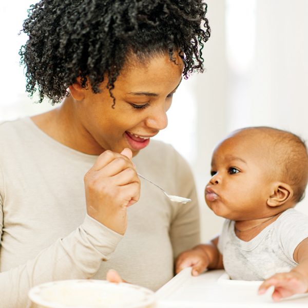 feeding infant